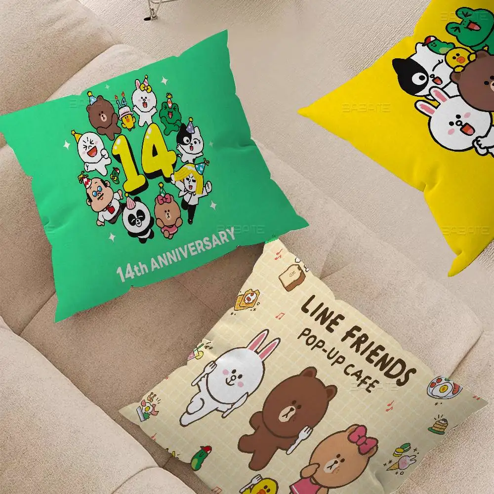 L-Lines F-Friends Brown Bear Office Cushion Pillowcase Car Cushion Cover45X45CM Lumbar Pillowcase Sofa Pillowcover
L-Lines F-Friends Brown Bear Office Cushion Pillowcase Car Cushion Cover45X45CM Lumbar Pillowcase Sofa Pillowcover