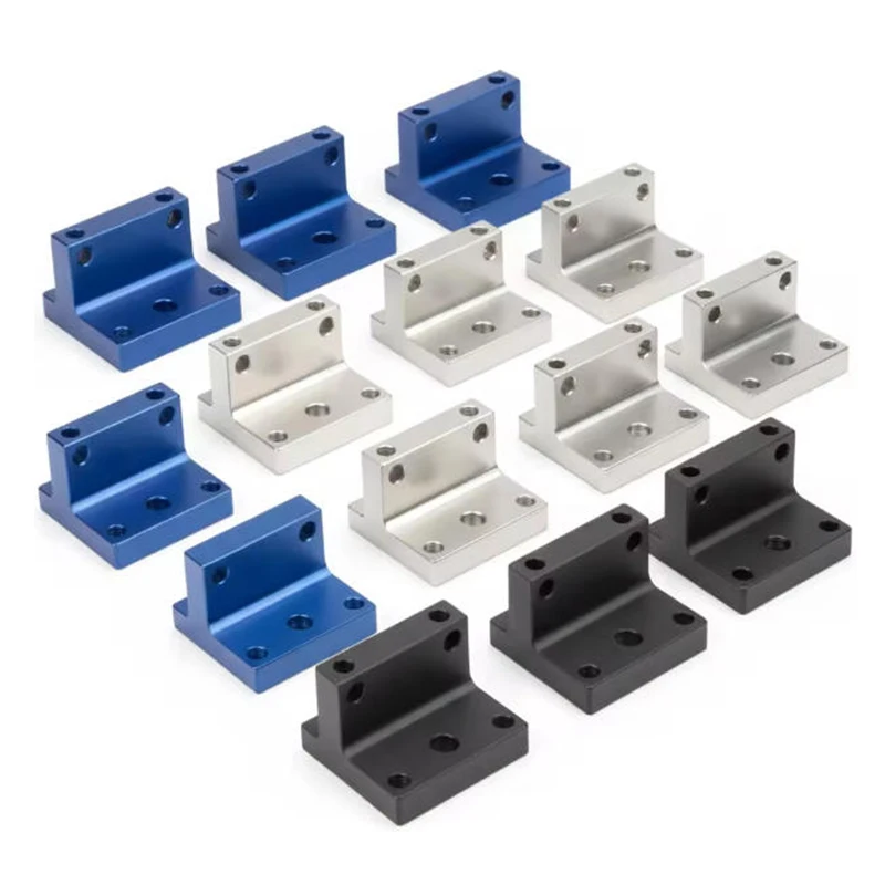 Custom CNC Machining Aluminum Microswitch Mounting Bracket Durable L Shape Sensor Support CNC Manufacturer
Custom CNC Machining Aluminum Microswitch Mounting Bracket Durable L Shape Sensor Support CNC Manufacturer