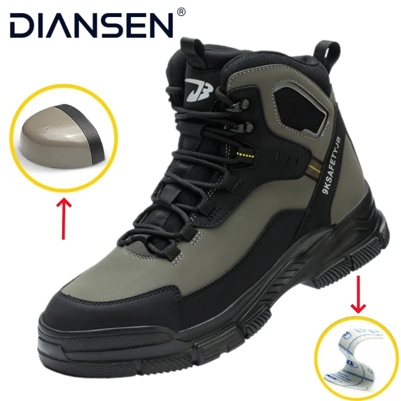 Высокие защитные туфли, мужская рабочая обувь со стальным носком, мужские и женские рабочие защитные ботинки, неразрушимые складские ботинки
Высокие защитные туфли, мужская рабочая обувь со стальным носком, мужские и женские рабочие защитные ботинки, неразрушимые складские ботинки