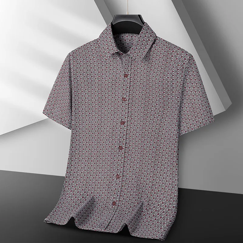 2026 Summer Floral Short Sleeved Shirt for Men High-end Business Casual Slim Fit Shirt Social Streetwear Social Office Shirts
2026 Summer Floral Short Sleeved Shirt for Men High-end Business Casual Slim Fit Shirt Social Streetwear Social Office Shirts