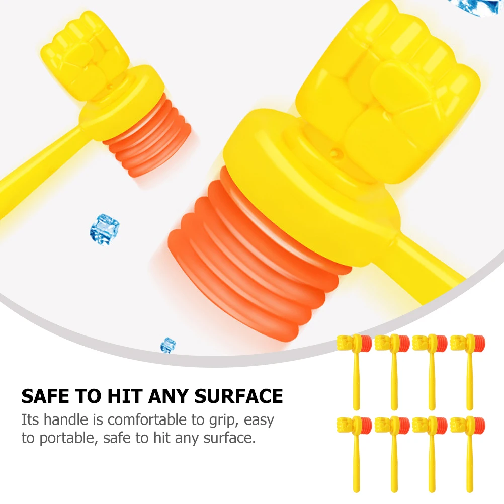 8 Pcs Toy Hammer Golden Eggs Accessories Plastic Hammers for Kids Mallet Toys Bright Color Teaching Tools Portable
8 Pcs Toy Hammer Golden Eggs Accessories Plastic Hammers for Kids Mallet Toys Bright Color Teaching Tools Portable