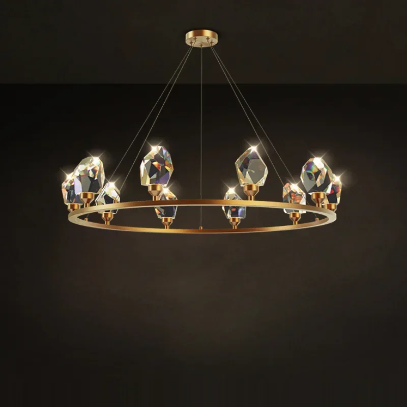 Postmodern Copper Crystal Designer Round LED Lamparas De Techo Ceiling Lights.LED Ceiling Light.Ceiling Lamp For Dinning Room
Postmodern Copper Crystal Designer Round LED Lamparas De Techo Ceiling Lights.LED Ceiling Light.Ceiling Lamp For Dinning Room