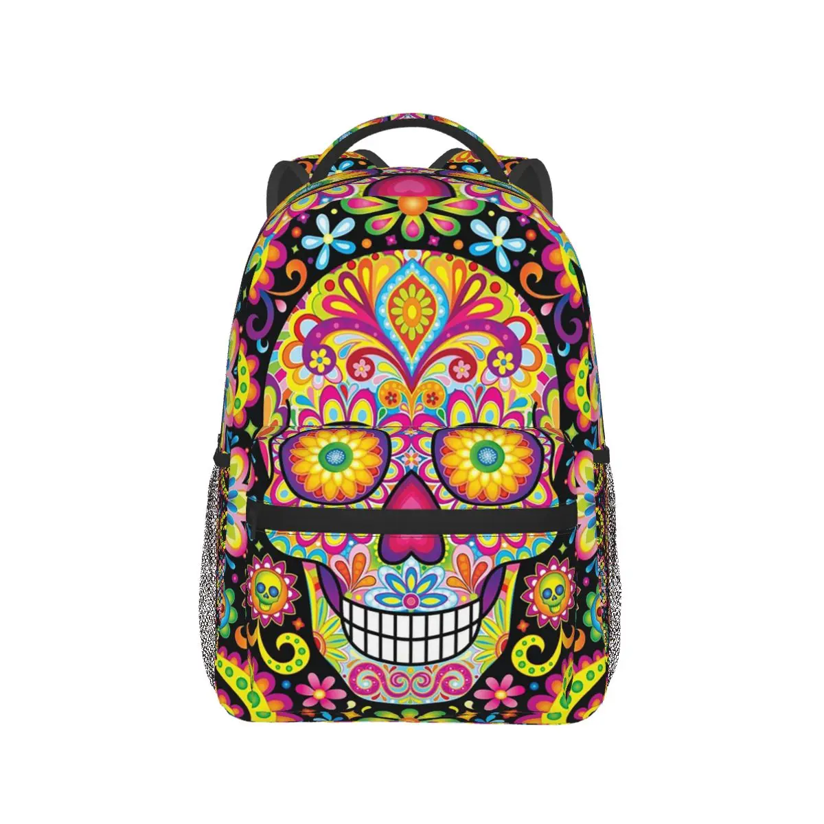 Mexican Sugar Skull Day Of The Dead Backpack Hot Sale Daypack Big Capacity Children BookBag School Bag Shoulder Bags for Unisex
Mexican Sugar Skull Day Of The Dead Backpack Hot Sale Daypack Big Capacity Children BookBag School Bag Shoulder Bags for Unisex
