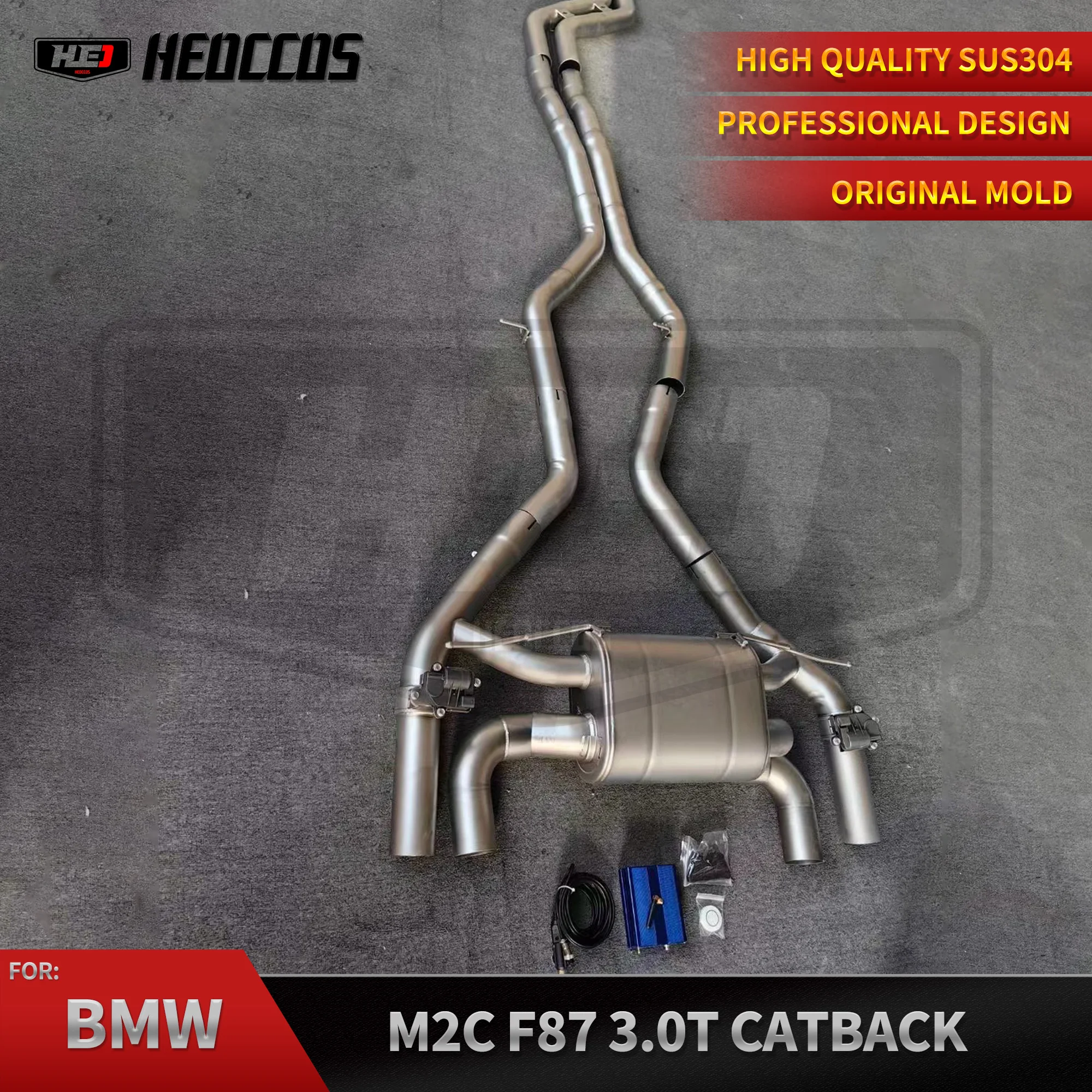 HEO Stainless Steel 304 Catback Exhaust For BMW M2 F87 N55 3.0T 2014-2018 Exhaust Midpipe Escape Catback Exhaust System
HEO Stainless Steel 304 Catback Exhaust For BMW M2 F87 N55 3.0T 2014-2018 Exhaust Midpipe Escape Catback Exhaust System
