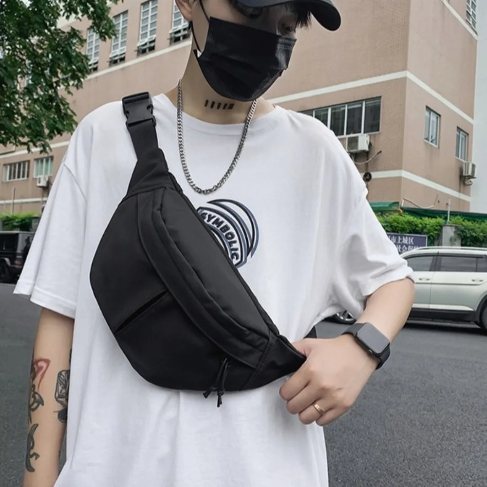 Solid Color Nylon Chest Bag Large Capacity Multifunctional Crossbody Phone Pouch Crossbody Bag Sling Bag Waist Bag Outdoor
Solid Color Nylon Chest Bag Large Capacity Multifunctional Crossbody Phone Pouch Crossbody Bag Sling Bag Waist Bag Outdoor