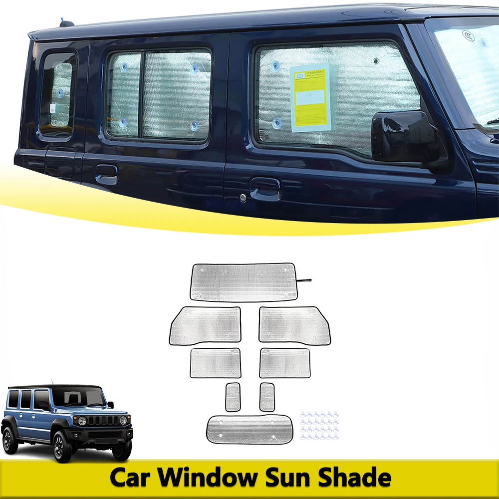 Солнцезащитный экран-накладка на боковое окно для Suzuki Jimny 4-дверный 2019-2025, на присосках, аксессуар для автомобиля
Солнцезащитный экран-накладка на боковое окно для Suzuki Jimny 4-дверный 2019-2025, на присосках, аксессуар для автомобиля