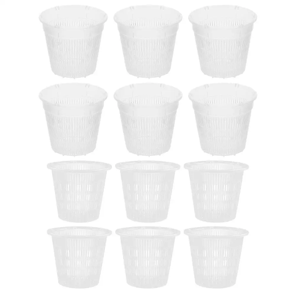 12 Pcs White Plastic Flowerpots for Indoor Plants Root Control Orchid Containers with Drainage Holes for Home Office Cactus
12 Pcs White Plastic Flowerpots for Indoor Plants Root Control Orchid Containers with Drainage Holes for Home Office Cactus