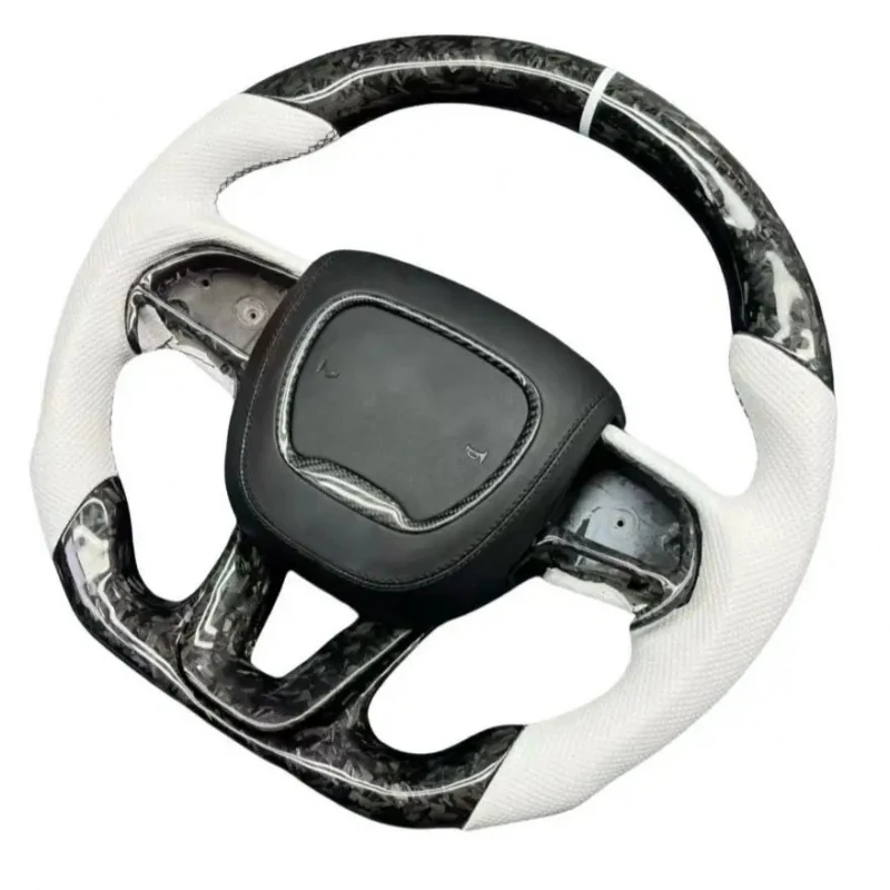 Custom SRT Carbon Fiber Steering Wheel Fit Challenger Charger SRT Hellcat Redeye Tuning Parts
Custom SRT Carbon Fiber Steering Wheel Fit Challenger Charger SRT Hellcat Redeye Tuning Parts