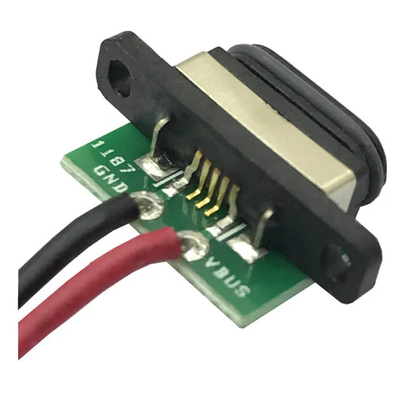 1PCS Micro USB Connector Port Socket Female with Screw Hole Waterproof Power Charging Dock With Cable Terminal
1PCS Micro USB Connector Port Socket Female with Screw Hole Waterproof Power Charging Dock With Cable Terminal