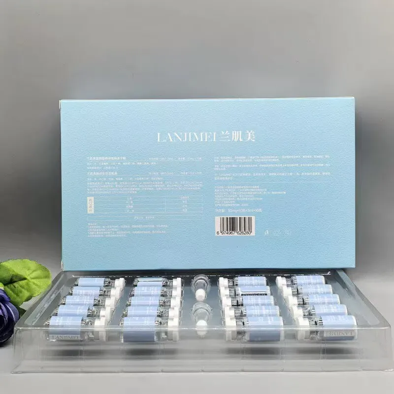 Blue Copper Peptide Freeze-Dried Powder Set Oligopeptide Anti Wrinkle Essence Shrink Pores Acne Treatment Skincare Serum 20pcs
Blue Copper Peptide Freeze-Dried Powder Set Oligopeptide Anti Wrinkle Essence Shrink Pores Acne Treatment Skincare Serum 20pcs