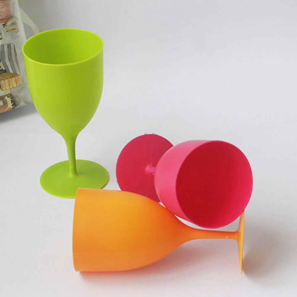 6 Pcs Red Glass Easter Cups Party Goblets for Colorful Romantic Themed Plastic Drinking
6 Pcs Red Glass Easter Cups Party Goblets for Colorful Romantic Themed Plastic Drinking