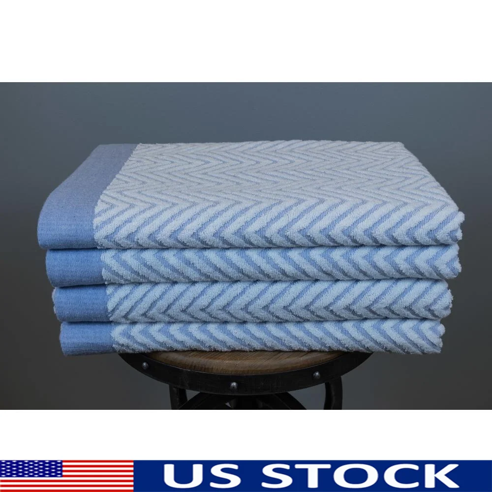 4-Piece Chevron Jacquard Beach Towel Set Soft Absorbent Quick Dry Fade Resistant Durable Cotton Polyester Perfect Beach Pool
4-Piece Chevron Jacquard Beach Towel Set Soft Absorbent Quick Dry Fade Resistant Durable Cotton Polyester Perfect Beach Pool