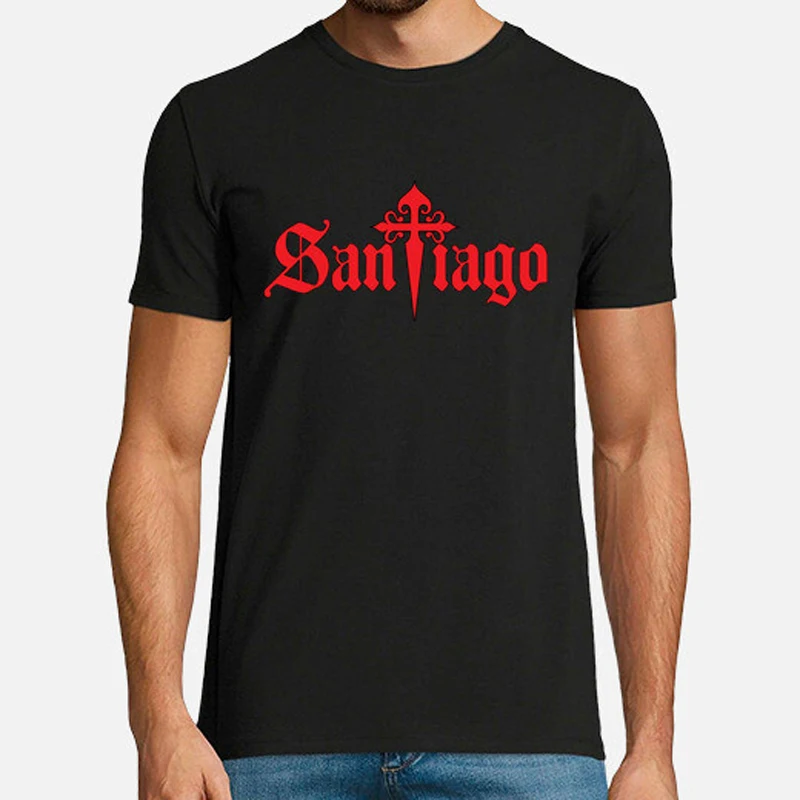 Santiago Cross T-Shirt Short Sleeve Casual 100% Cotton O-Neck Summer Mens T-shirt Size S-3XL
Santiago Cross T-Shirt Short Sleeve Casual 100% Cotton O-Neck Summer Mens T-shirt Size S-3XL
