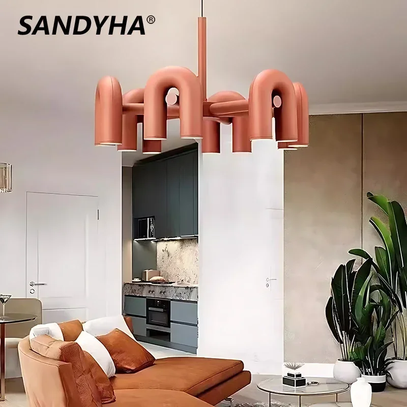 Pendant Lamp Led Designer Lighting Decor Sample Room Bedroom Restaurant Art Nordic Modern Minimalist U-shaped Iron Chandeliers
Pendant Lamp Led Designer Lighting Decor Sample Room Bedroom Restaurant Art Nordic Modern Minimalist U-shaped Iron Chandeliers