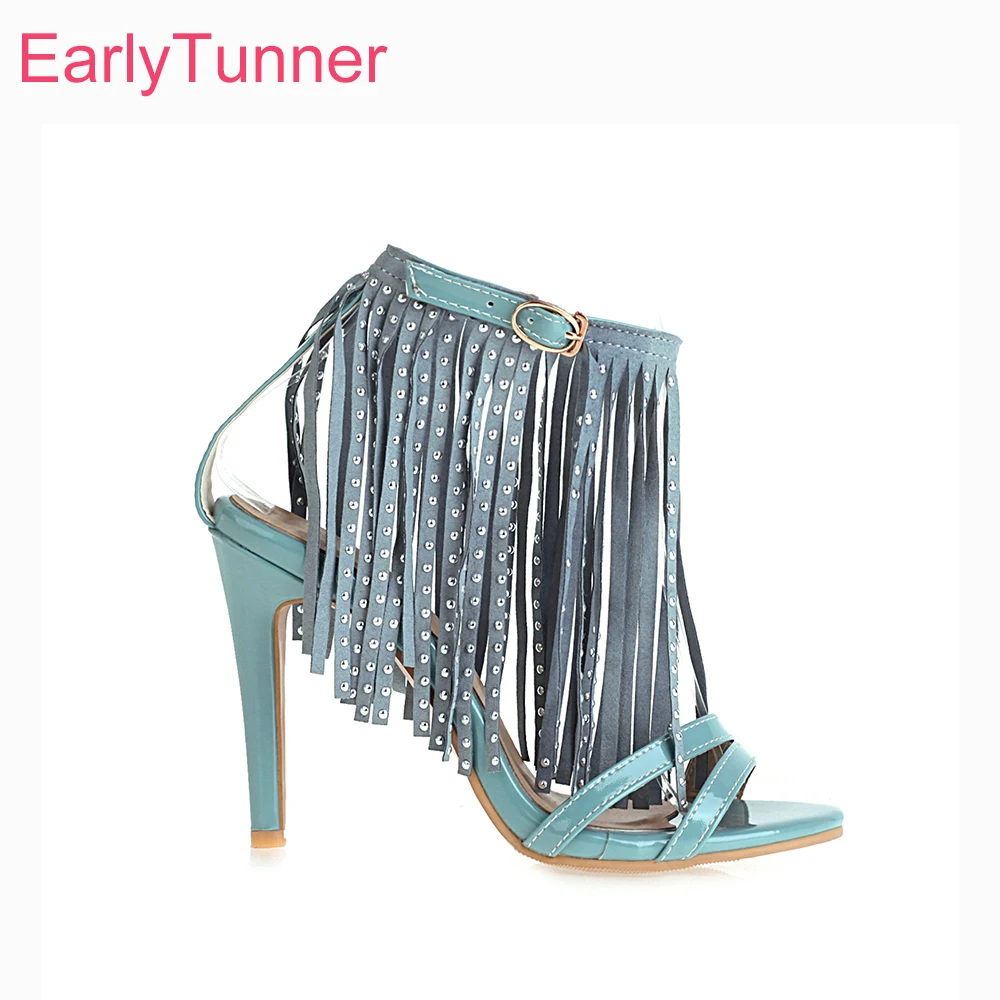 2026 Summer Fashion Green Women Sandals Tassel High Stiletto Heels Lady Casual Shoes Large Small Plus Size 13 33 45 50
2026 Summer Fashion Green Women Sandals Tassel High Stiletto Heels Lady Casual Shoes Large Small Plus Size 13 33 45 50