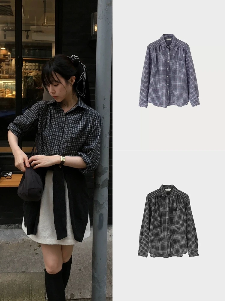 Утягивающая клетчатая женская одежда Long Sve irt Sle, повседневная хлопковая верхняя одежда свободного кроя, модная универсальная винтажная гонкая одежда...
Утягивающая клетчатая женская одежда Long Sve irt Sle, повседневная хлопковая верхняя одежда свободного кроя, модная универсальная винтажная гонкая одежда...