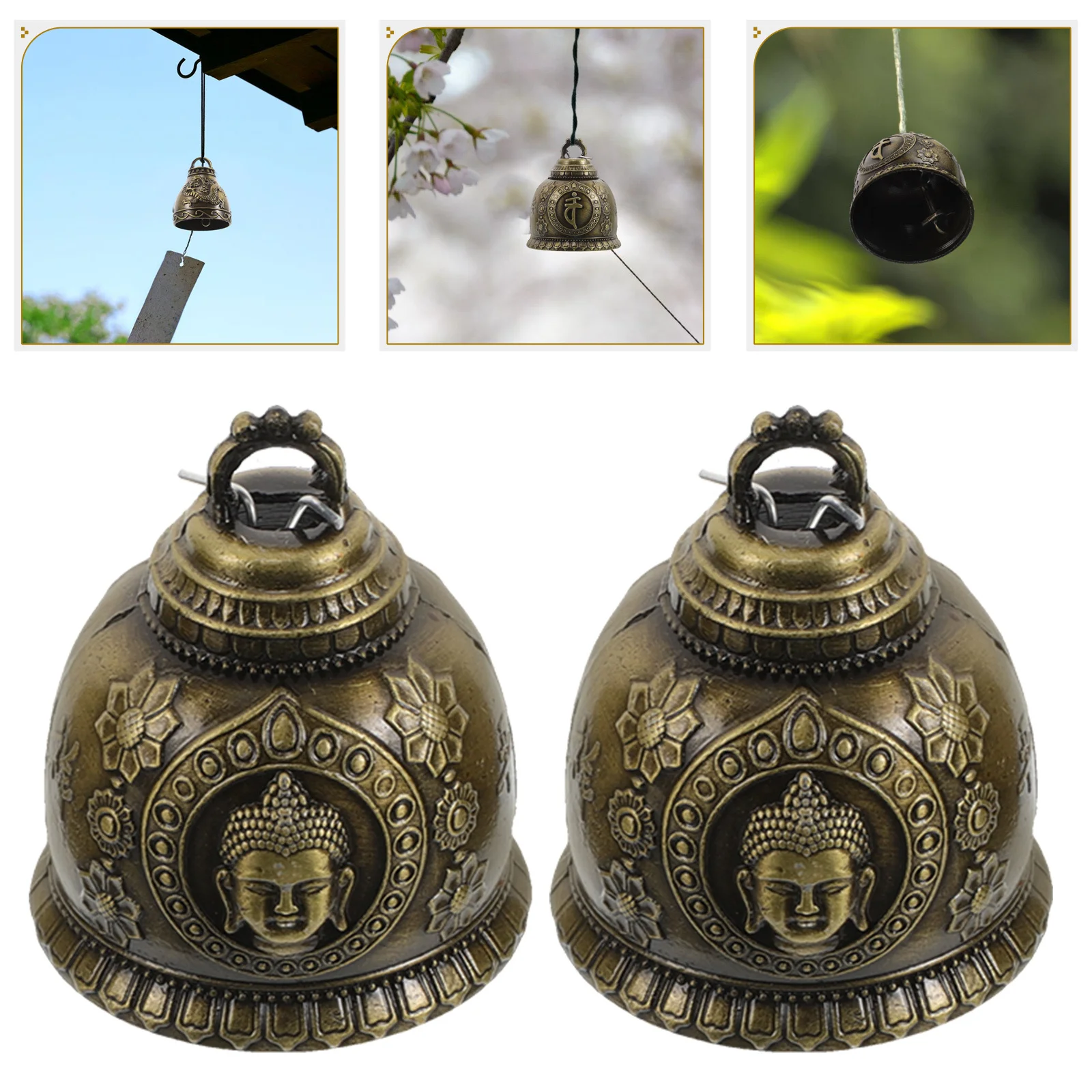 3Pcs Vintage Dragon Phoenix Bells Feng Shui Decorative Wind Chimes Accessories Holiday Bell Decor
3Pcs Vintage Dragon Phoenix Bells Feng Shui Decorative Wind Chimes Accessories Holiday Bell Decor