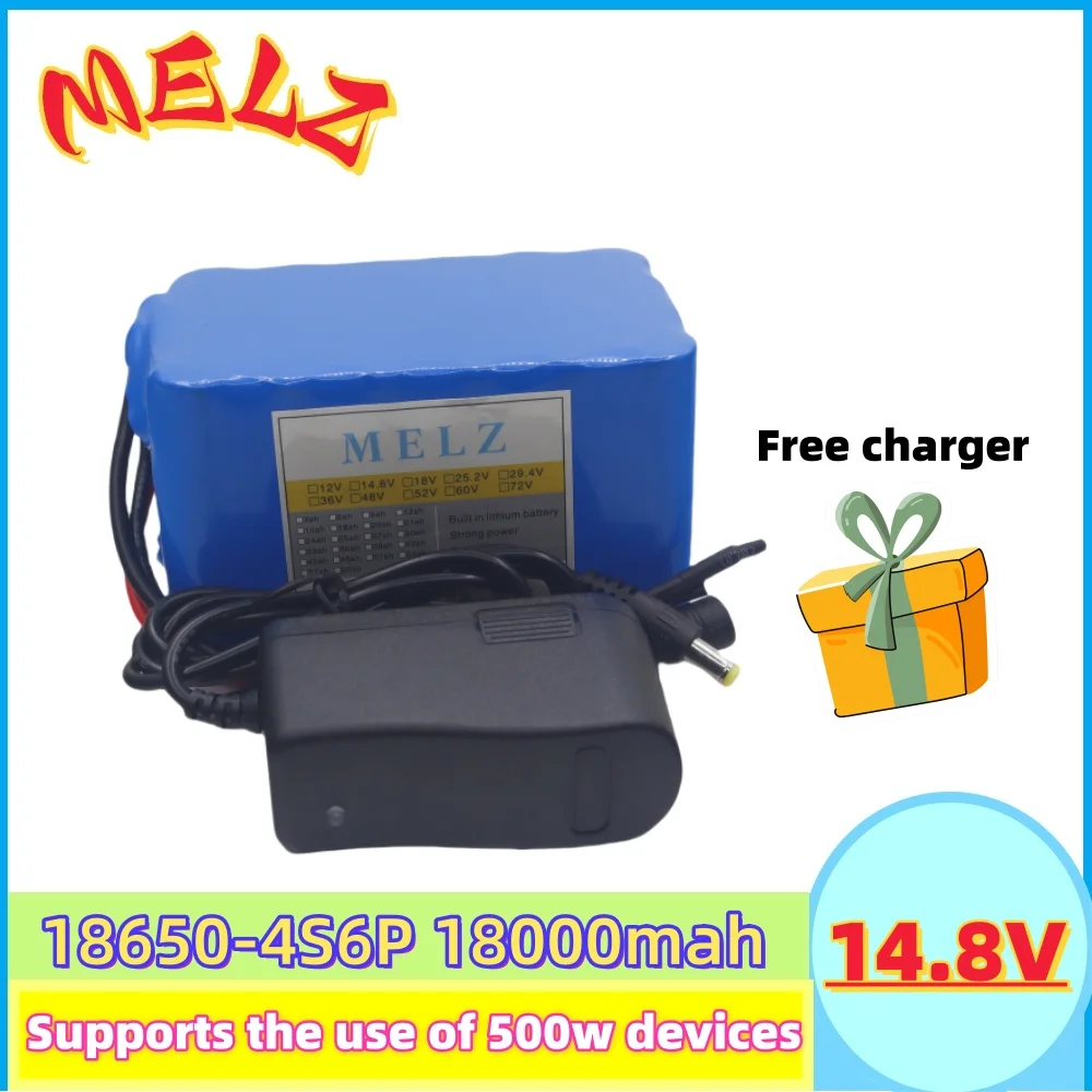 New MELZ-4S6P14.8V18000mah built-in BMS lithium-ion battery pack, suitable for high-power solar tool batteries on 16.8V devices
New MELZ-4S6P14.8V18000mah built-in BMS lithium-ion battery pack, suitable for high-power solar tool batteries on 16.8V devices