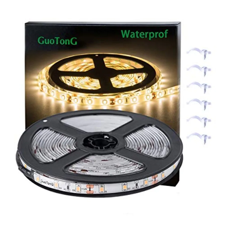 Warm LED Strip Lights, Waterproof Cuttable 300 SMD 2835 LED Tape, 6000K/5m 12V Flexible Ribbon, Kitchen Cabinet Lighting, Hotel
Warm LED Strip Lights, Waterproof Cuttable 300 SMD 2835 LED Tape, 6000K/5m 12V Flexible Ribbon, Kitchen Cabinet Lighting, Hotel