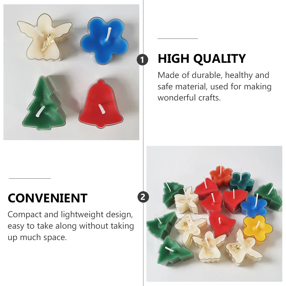 1Set Christmas Mold Transparent Plastic Molds Durable Professional Candlewicks DIY Craft Tools DIY Accessory 
1Set Christmas Mold Transparent Plastic Molds Durable Professional Candlewicks DIY Craft Tools DIY Accessory