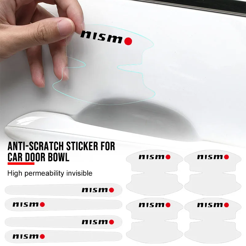 8Pcs Transparent Car Door Handle Bowl Anti Scratch Protective 3D Sticker For Nissan Nismo Emblem GTR Tiida Sylphy Teana X-trail
8Pcs Transparent Car Door Handle Bowl Anti Scratch Protective 3D Sticker For Nissan Nismo Emblem GTR Tiida Sylphy Teana X-trail