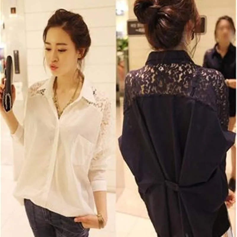 Spring Women's Long Sleeve Chiffon Shirt L Lace Matching Commute Style Comfortable Breathable Skin-Friendly Casual Shirt
Spring Women's Long Sleeve Chiffon Shirt L Lace Matching Commute Style Comfortable Breathable Skin-Friendly Casual Shirt
