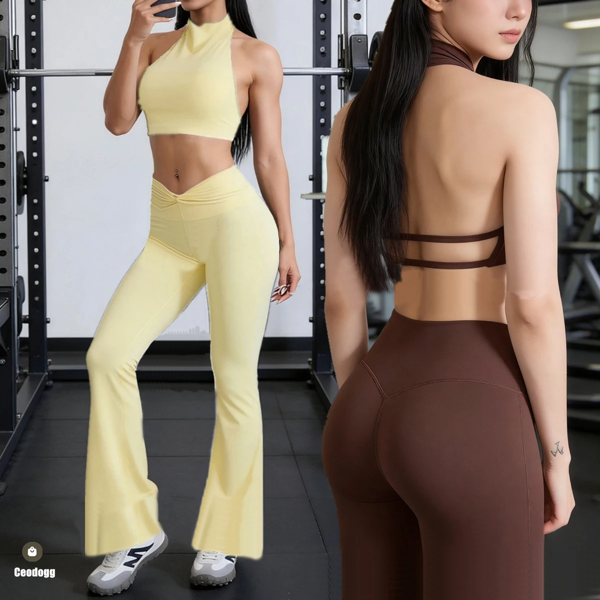 Pad 2PCS Yoga Sets Women's Tracksuit Back Sports Bra Fitness Shorts Suit Outdoor Running Flare Leggings Workout Clothes XP146
Pad 2PCS Yoga Sets Women's Tracksuit Back Sports Bra Fitness Shorts Suit Outdoor Running Flare Leggings Workout Clothes XP146