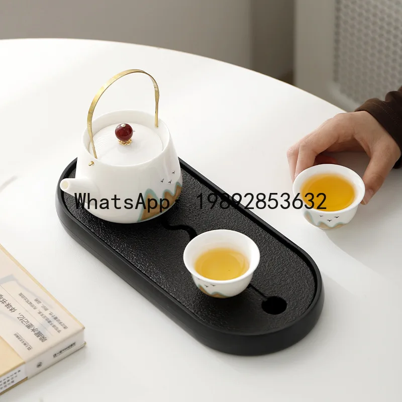 PYJ suet jade white porcelain kung fu tea set small set office hotel tea set simple
PYJ suet jade white porcelain kung fu tea set small set office hotel tea set simple