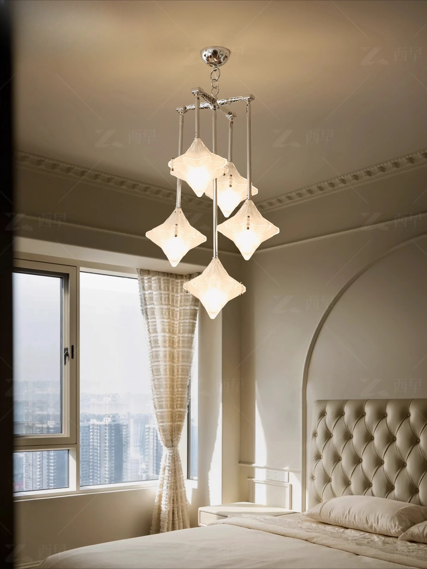 Glass Star Chimes Pendant Lights Living Room LED Chandelier Lighting Fixture Foyer Ceiling Art Deco Hanging Lamp Home Lustres
Glass Star Chimes Pendant Lights Living Room LED Chandelier Lighting Fixture Foyer Ceiling Art Deco Hanging Lamp Home Lustres