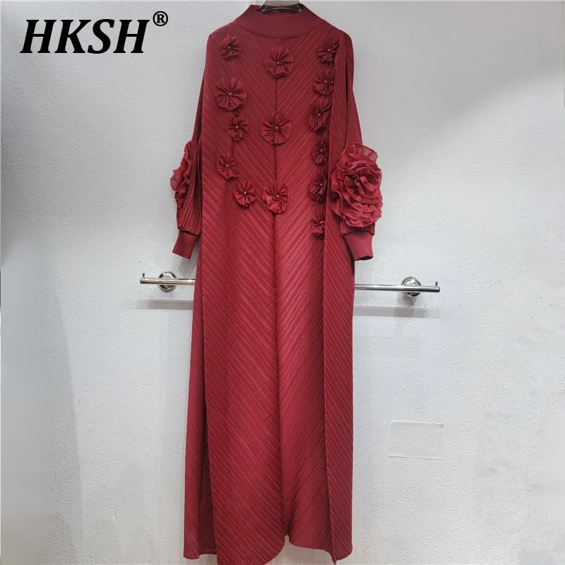 HKSH Spring Summer New Women Tide Elegant Nail Bead Three-dimensional Flower Dress Pleated Bubble Sleeve Elastic Chic Ins HK4973
HKSH Spring Summer New Women Tide Elegant Nail Bead Three-dimensional Flower Dress Pleated Bubble Sleeve Elastic Chic Ins HK4973