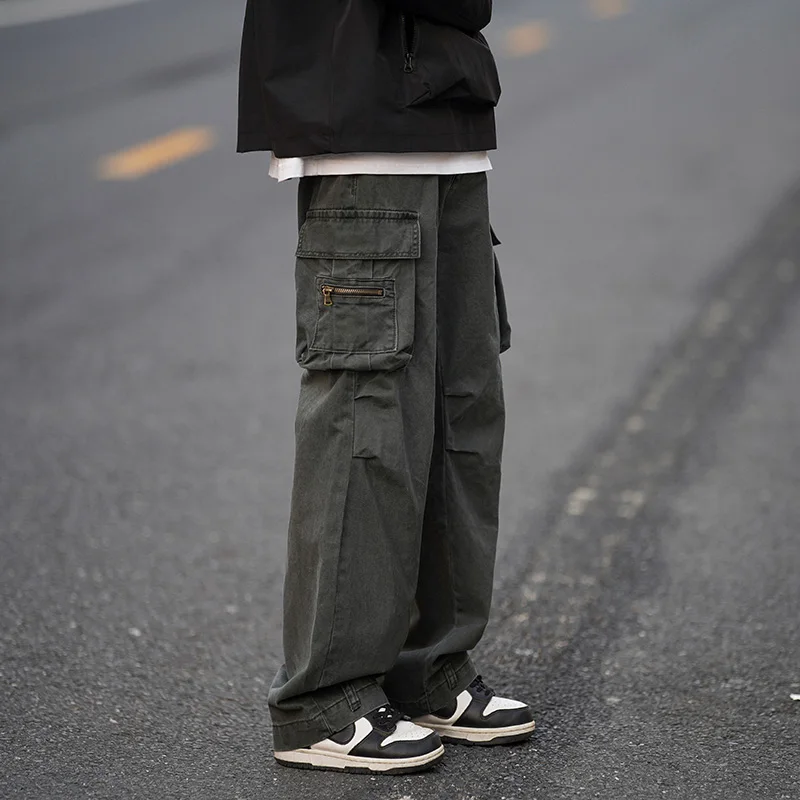 Loose Straight Leg Men's Workwear Pants Spring Autumn Trendy American High Street Retro Multi-Pocket Functional Casual Long T...
Loose Straight Leg Men's Workwear Pants Spring Autumn Trendy American High Street Retro Multi-Pocket Functional Casual Long T...