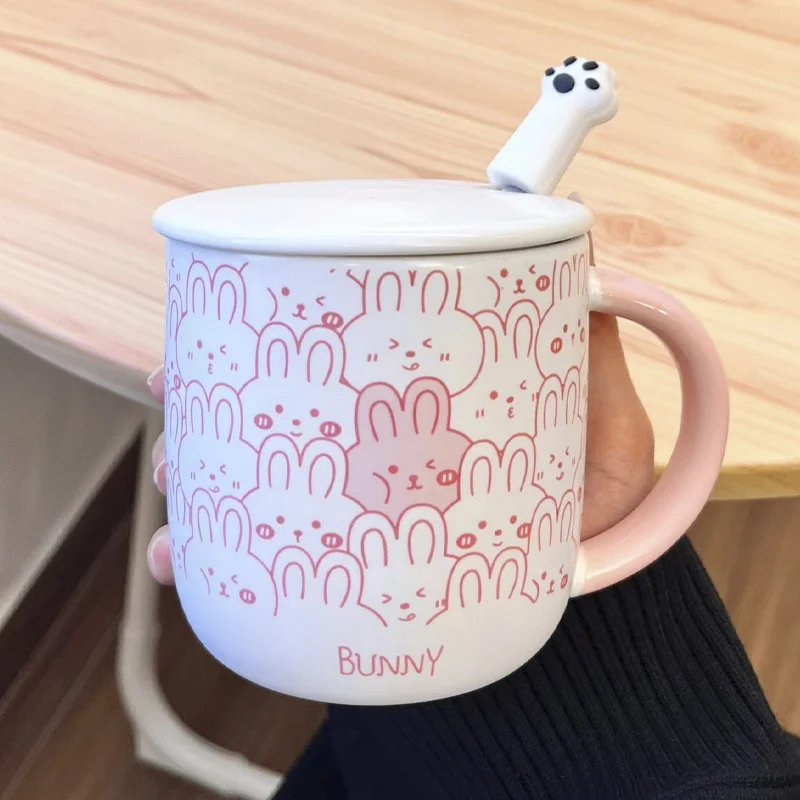 Cute Cartoon Couple Cerc Mugs with Lid And Spoon Office Coffee Milk Cups Nordic Sle Animal Pattern Adult Drinking Glasses
Cute Cartoon Couple Cerc Mugs with Lid And Spoon Office Coffee Milk Cups Nordic Sle Animal Pattern Adult Drinking Glasses
