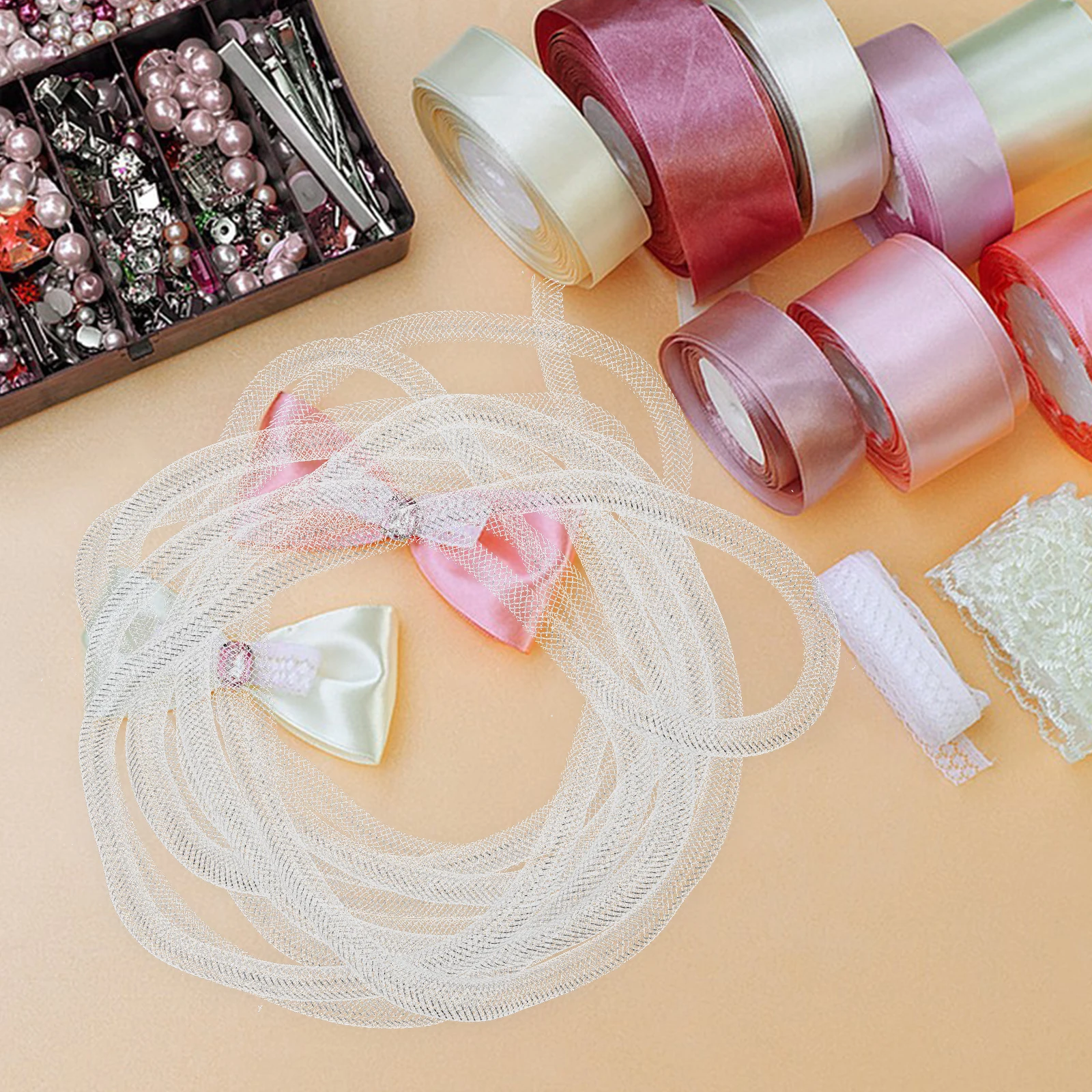 Soft Tube Rope Diy Mesh String Cord For Jewelry Bracelet Craft Supply Clothing Shoes Accessory Durable Fade Resistant
Soft Tube Rope Diy Mesh String Cord For Jewelry Bracelet Craft Supply Clothing Shoes Accessory Durable Fade Resistant
