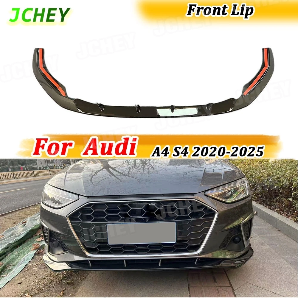 Глянцевый черный передний сплиттер JCHEY ABS для Audi A4 S4 2020-2025, накладка на передний бампер, аксессуары для тюнинга кузова из FRP
Глянцевый черный передний сплиттер JCHEY ABS для Audi A4 S4 2020-2025, накладка на передний бампер, аксессуары для тюнинга кузова из FRP