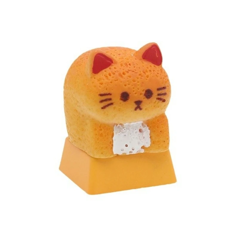 Lovely Kitten Bread Keycap for Mechanical Keyboards Resin 3D Cartoon Keycaps Heat Resistant and Comfortable Typing 1PC
Lovely Kitten Bread Keycap for Mechanical Keyboards Resin 3D Cartoon Keycaps Heat Resistant and Comfortable Typing 1PC