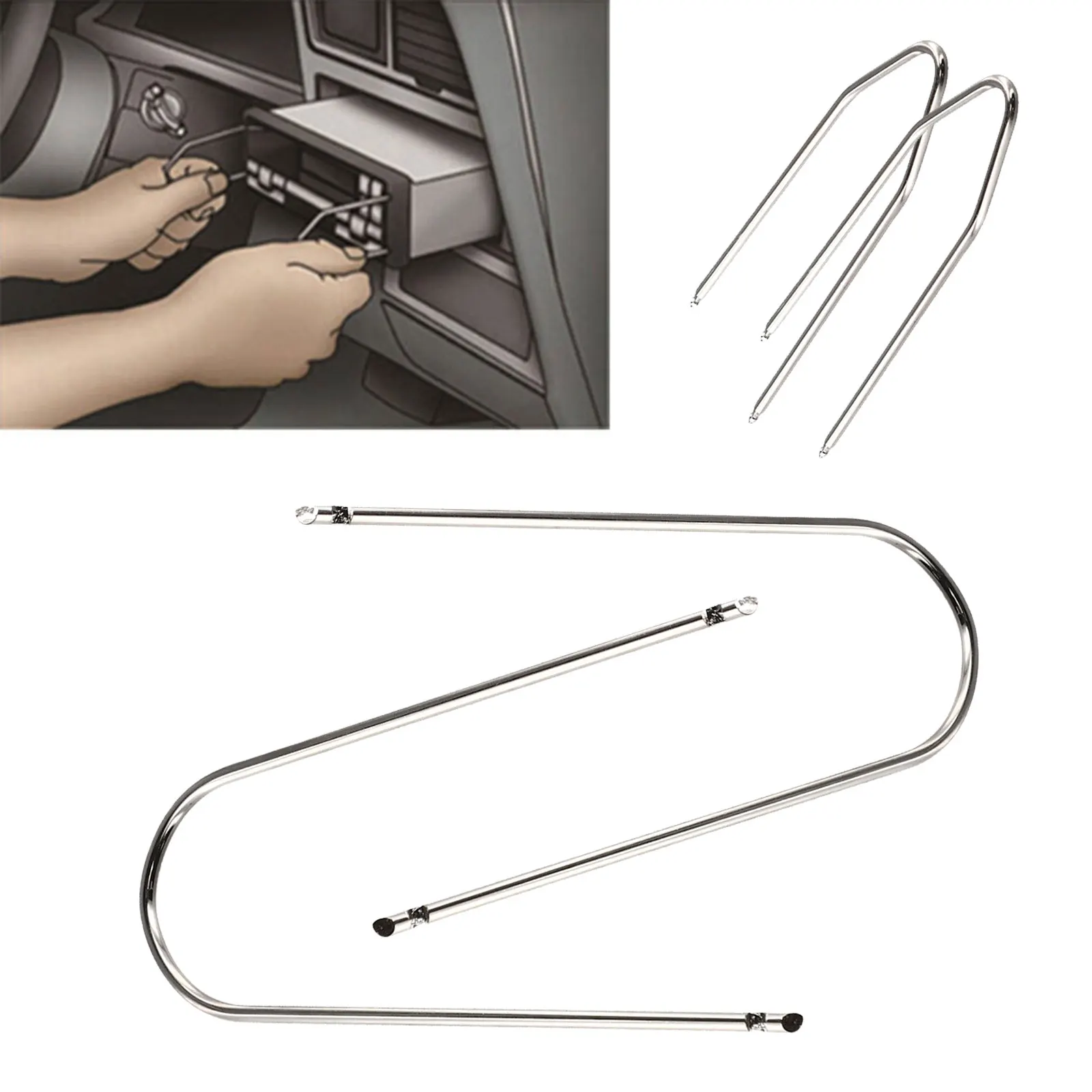 Car Audio U-type/V-type Key Tool Audio Key Removal Tool Car DVD Host Disassembly And Assembly For Various Car Stereo
Car Audio U-type/V-type Key Tool Audio Key Removal Tool Car DVD Host Disassembly And Assembly For Various Car Stereo