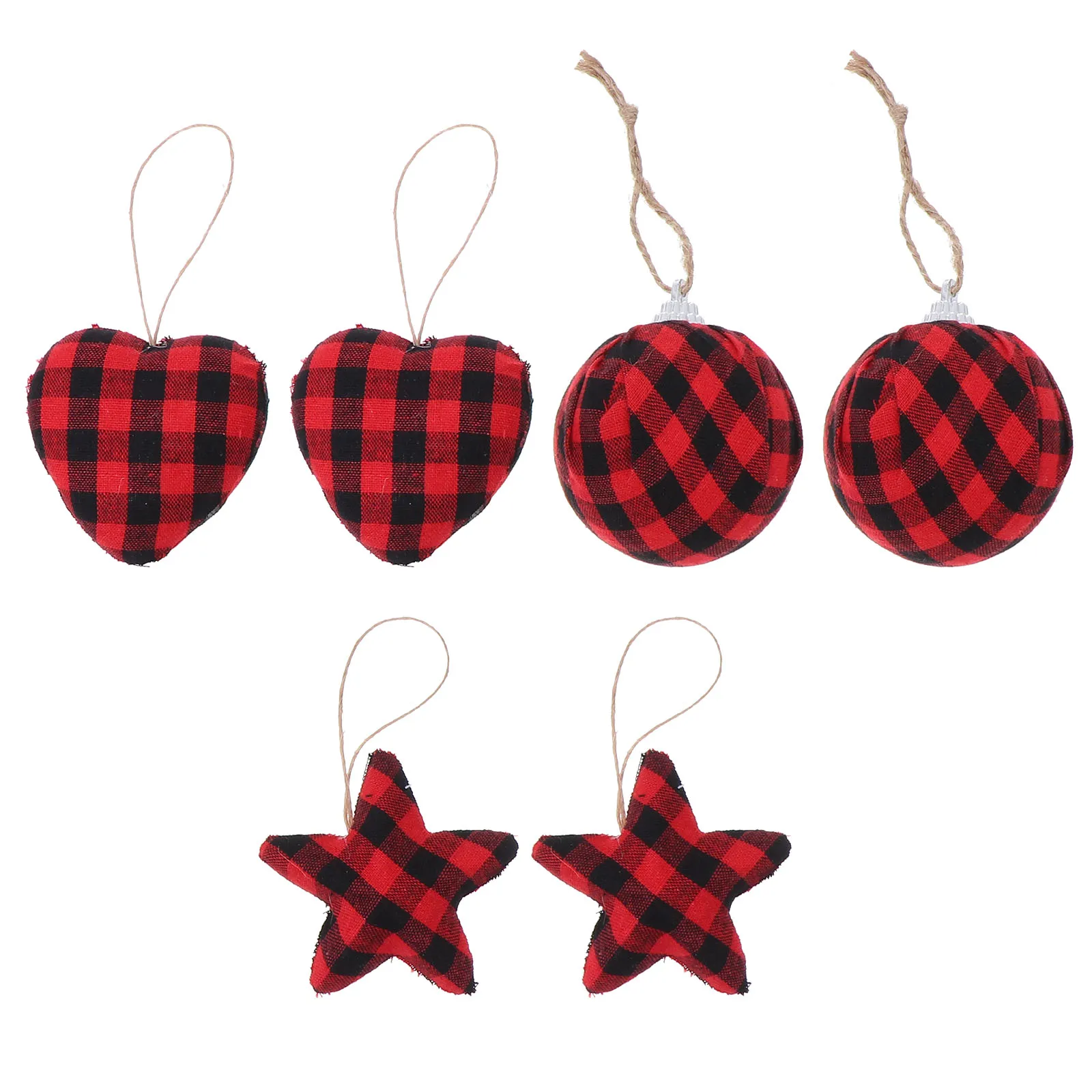 6 Pcs Gadgets Decorative Cloth Ball Christmas Balls Ornaments Polyester Plaid Fabric
6 Pcs Gadgets Decorative Cloth Ball Christmas Balls Ornaments Polyester Plaid Fabric