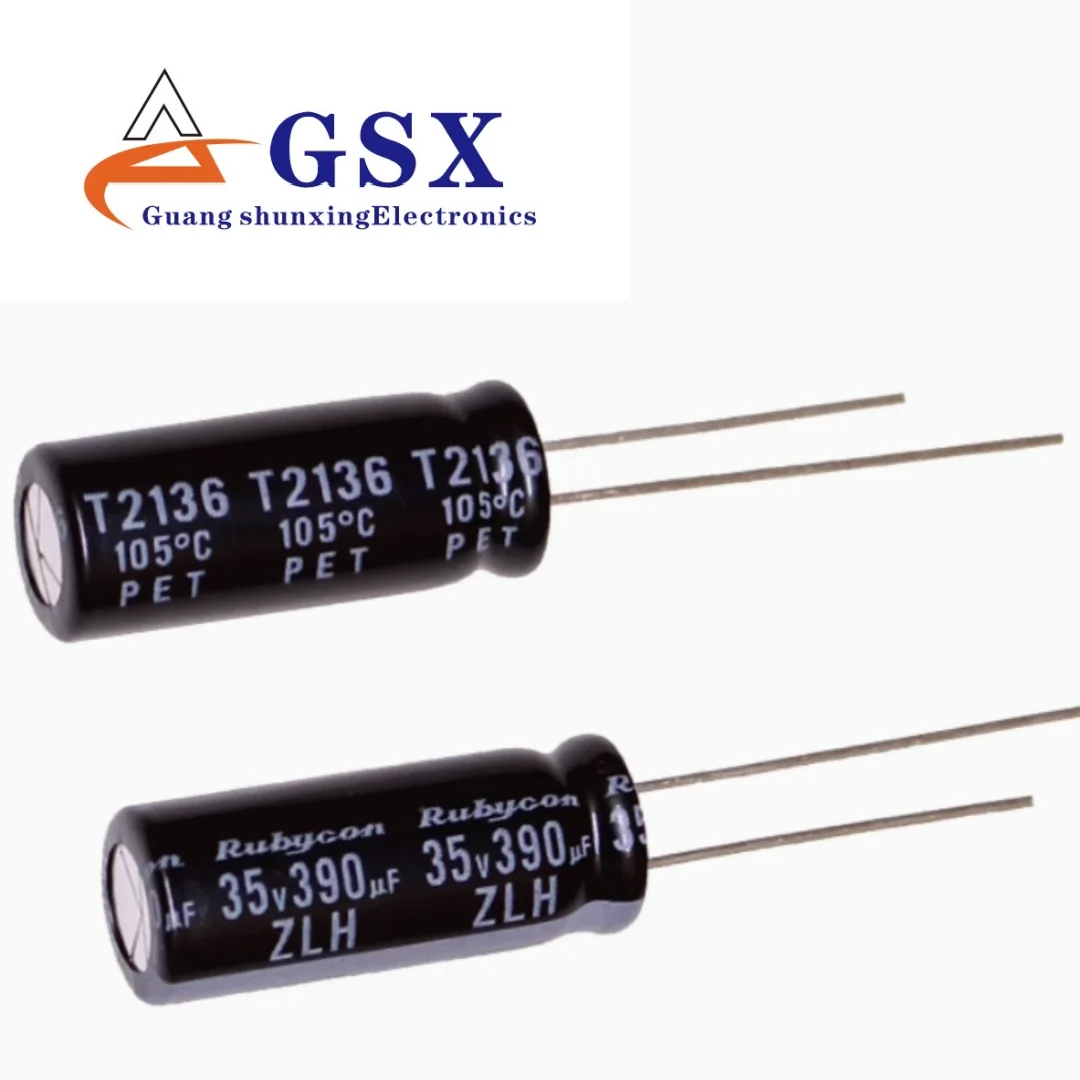 Brand new original genuine imported aluminum electrolytic capacitor 35v390uf 8 * 20 ruby ZLH high-frequency long life
Brand new original genuine imported aluminum electrolytic capacitor 35v390uf 8 * 20 ruby ZLH high-frequency long life