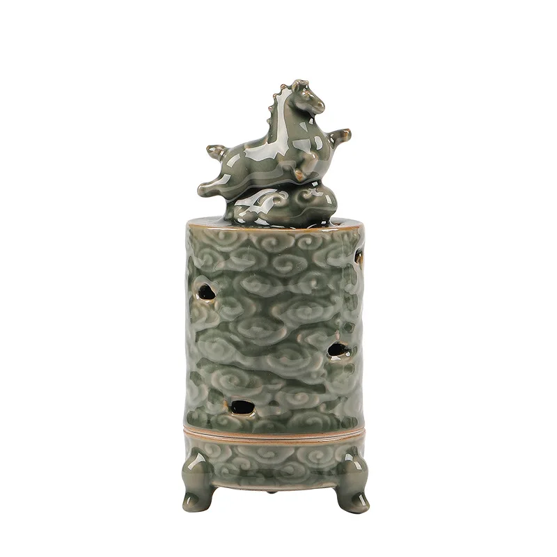 Ceramic Ma Ta Xiangyun incense burner ornament
Ceramic Ma Ta Xiangyun incense burner ornament