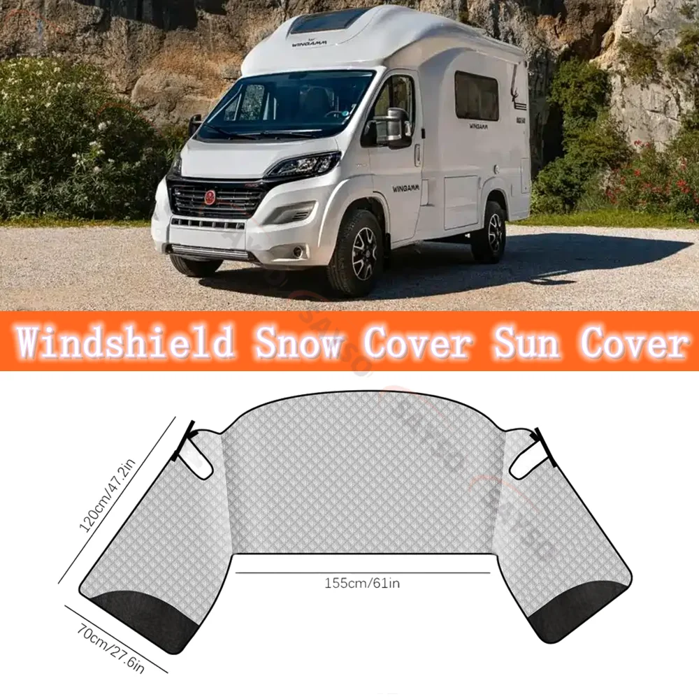 RV Windshield Cover Motorhome Windshield Snow Cover Sun Cover Fit for Fiat Ducato Fit for Peugeot Boxer Fit for Citroen X250
RV Windshield Cover Motorhome Windshield Snow Cover Sun Cover Fit for Fiat Ducato Fit for Peugeot Boxer Fit for Citroen X250