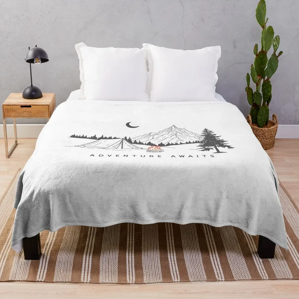 Adventure Awaits Minimalist Throw Blanket Multi Use Warm Blanket for Living Room Bedroom
Adventure Awaits Minimalist Throw Blanket Multi Use Warm Blanket for Living Room Bedroom