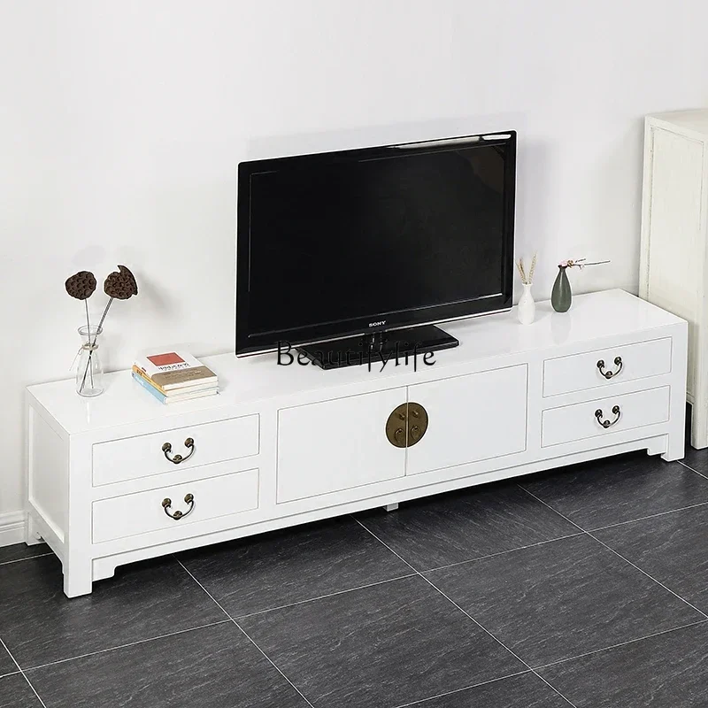 1Chinese neoclassical antique elm four-draw two-door floor cabinet/edging old living room solid wood TV cabinet
1Chinese neoclassical antique elm four-draw two-door floor cabinet/edging old living room solid wood TV cabinet