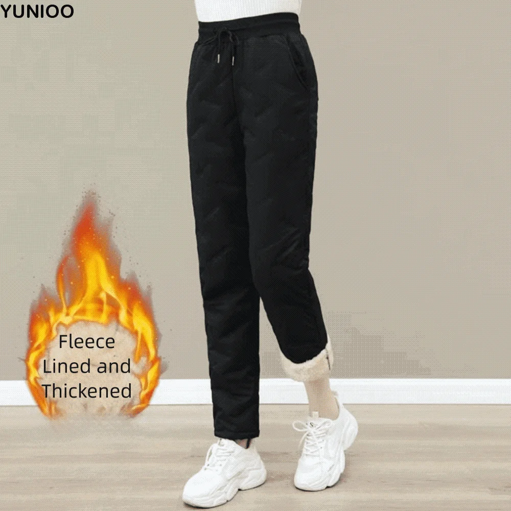 Casual Plus Fleece Cotton Pants High Waist Thickened Fleece Pants Bootcut Straight Leg Warm Pants Autumn Winter
Casual Plus Fleece Cotton Pants High Waist Thickened Fleece Pants Bootcut Straight Leg Warm Pants Autumn Winter