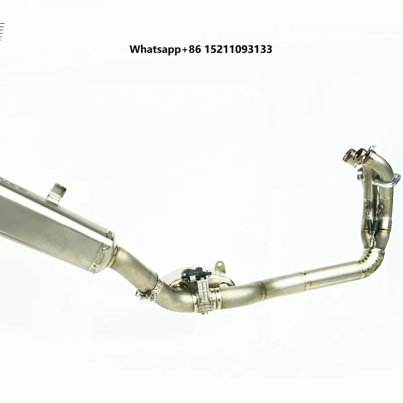 Modified Titanium Alloy Motorcycle Exhaust with Electronic Valve Muffler for ZONTES 703RR
Modified Titanium Alloy Motorcycle Exhaust with Electronic Valve Muffler for ZONTES 703RR