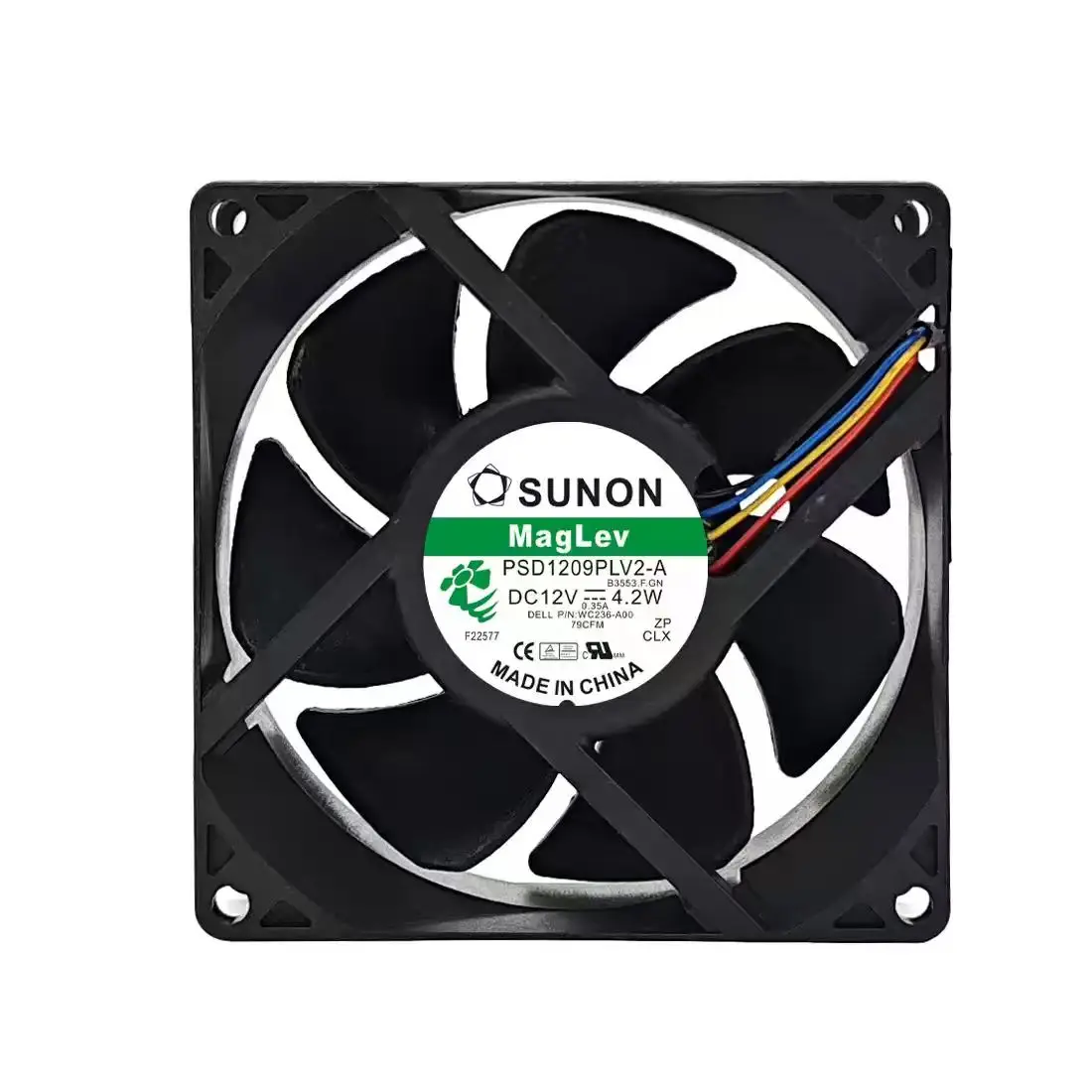 Original For SUNON PSD1209PLV2-A DC 12V 4.2W 92mm 9225 Cooling Fan 92x92x25mm 4-Pin PWM Quiet Cooler for Dell Case Server
Original For SUNON PSD1209PLV2-A DC 12V 4.2W 92mm 9225 Cooling Fan 92x92x25mm 4-Pin PWM Quiet Cooler for Dell Case Server