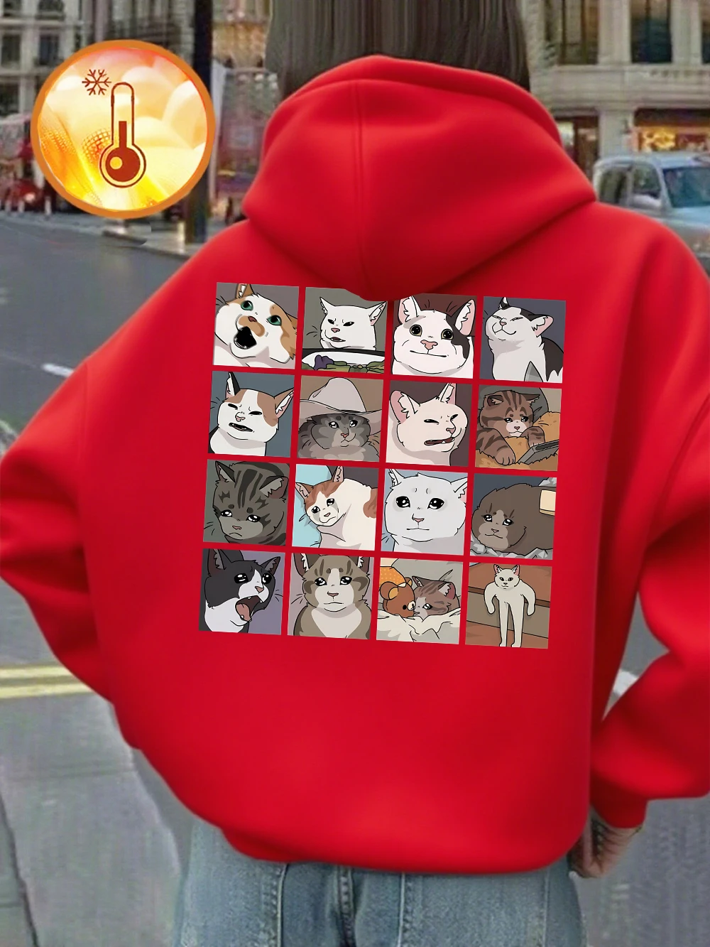 Meme Cats 2.0 толстовки с мультяшным принтом женские осенние флисовые теплые толстовки базовый пуловер с карманами повседневная свободная женская одежда
Meme Cats 2.0 толстовки с мультяшным принтом женские осенние флисовые теплые толстовки базовый пуловер с карманами повседневная свободная женская одежда