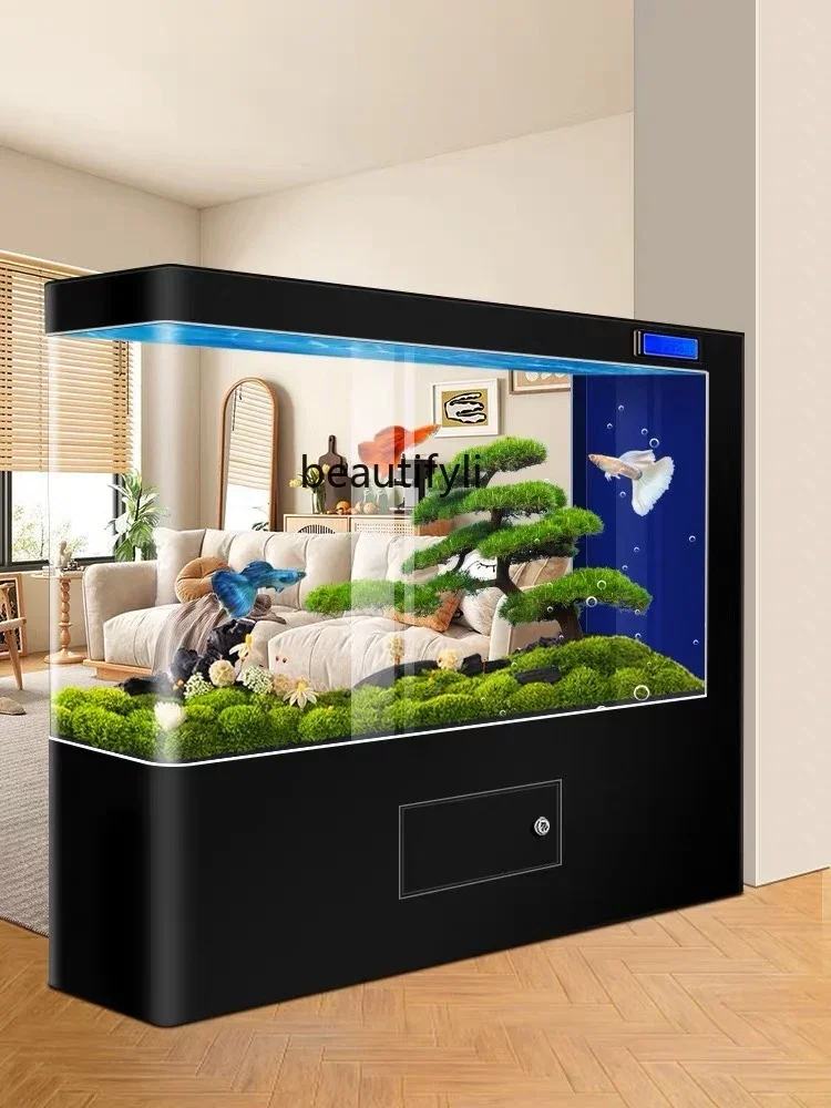 new Fish Tank Living Room Light Luxury Ecological Self-Circulation Change Water Partition Floor Intelligent AquariumSS 8617 ss 8
new Fish Tank Living Room Light Luxury Ecological Self-Circulation Change Water Partition Floor Intelligent AquariumSS 8617 ss 8