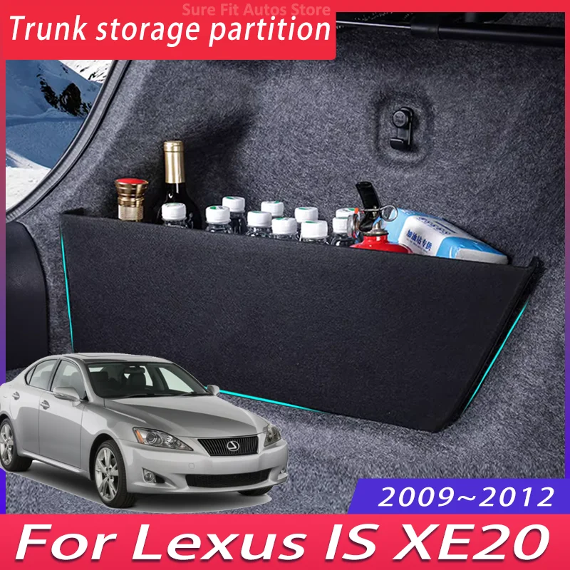 For Lexus IS XE20 2009~2012 2010 2011 MK2 Car Trunk Storage Partition Multifunction Storage Box Auto Interior Accessories Tools
For Lexus IS XE20 2009~2012 2010 2011 MK2 Car Trunk Storage Partition Multifunction Storage Box Auto Interior Accessories Tools