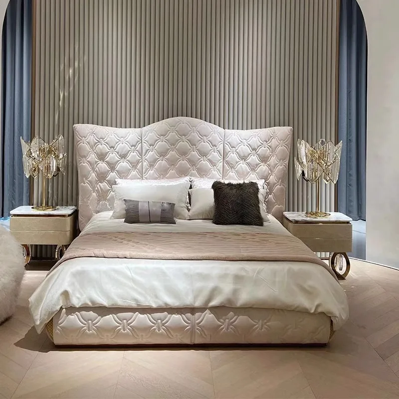 150x200 180x200 cm queen size queen Italian luxury leather double wedding bed 2 people double bed frame bedroom beds Furniture
150x200 180x200 cm queen size queen Italian luxury leather double wedding bed 2 people double bed frame bedroom beds Furniture