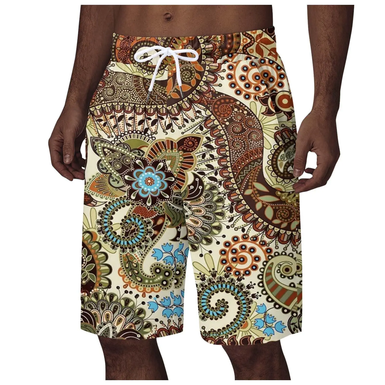 Mens Summer Shorts Knee Length Drawstring Elastic Waist Aztec Print Lounge Shorts with Pocket Lightweight Mini Pants
Mens Summer Shorts Knee Length Drawstring Elastic Waist Aztec Print Lounge Shorts with Pocket Lightweight Mini Pants